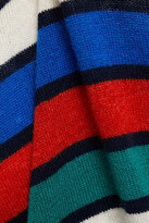 Thumbnail for your product : Autumn Cashmere Striped cashmere sweater - Blue - S
