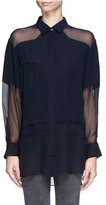 Thumbnail for your product : Nobrand 'Tissia' organza crepe blouse