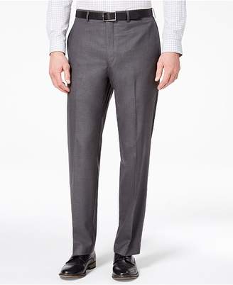 Andrew Marc Men's Classic-Fit Stretch Medium Gray Solid Suit