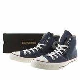 Thumbnail for your product : Converse mens navy & white all star jersey hi trainers