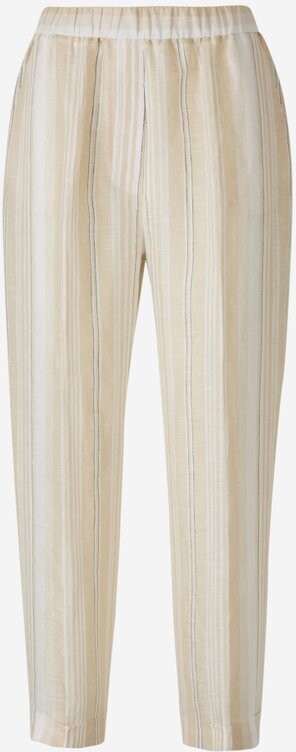 Peserico Striped Relaxed Fit Pants