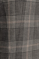Thumbnail for your product : Acne Studios Prince Of Wales Checked Wool And Cotton-blend Dress