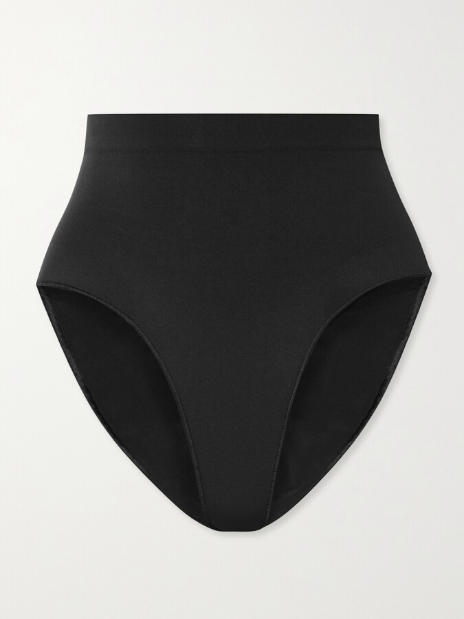 SKIMS - Seamless Sculpt Mid Waist Brief - Onyx