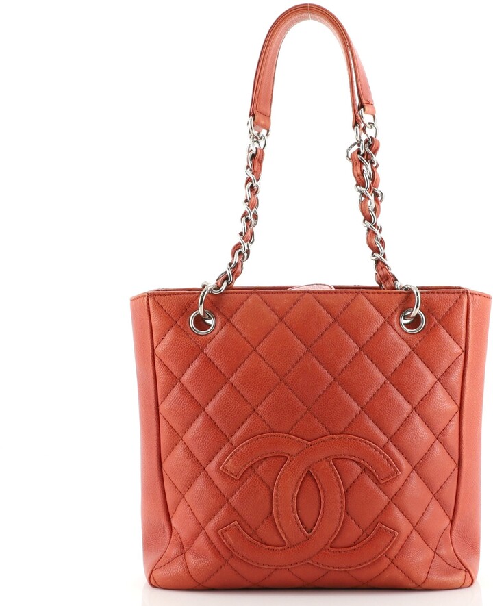 chanel caviar petite shopping tote