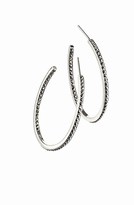 Thumbnail for your product : Judith Jack Marcasite Hoop Earrings