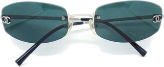 CHANEL Pre-Owned 1990-2000s CC tinted sunglasses