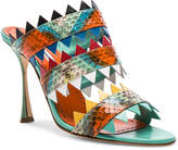 Thumbnail for your product : Manolo Blahnik Watersnake Arpege Sandals