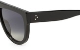 Thumbnail for your product : Celine 58MM Flat-Top Round Shield Sunglasses