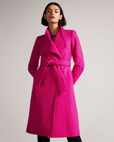 Thumbnail for your product : Ted Baker Midi Wool Wrap Coat