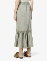 Thumbnail for your product : Me And Em Ultimate Drape stretch-woven midi skirt