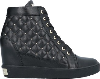 guess black high tops