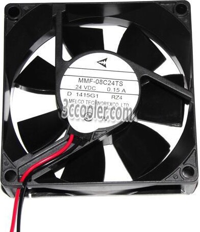 OEM Industries Original Melco 8CM 80*25mm MMF-08C24TS RZ4 24V 0.15A 2 Wires 2 Pins inverter server fan for YASKAWA PLC ABB