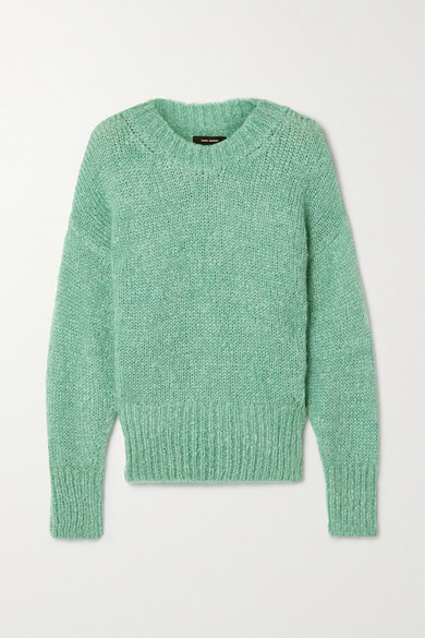 Isabel Marant Estelle Mohair-blend Sweater - Teal - ShopStyle