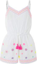 Thumbnail for your product : Accessorize Bahama Floral Embroidered Playsuit
