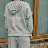 Thumbnail for your product : Lam Adelita Zip Hoodie - Pale Grey / Pink