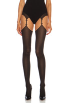 Thumbnail for your product : Wolford Shania Poly-Blend Tights in Sahara & Black