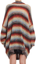 Thumbnail for your product : Chloé Striped Mohair Oversized Cardigan