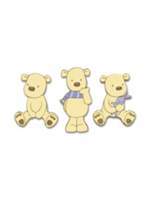 Thumbnail for your product : Graham & Brown Bears Foam Wall Elements 3pcs