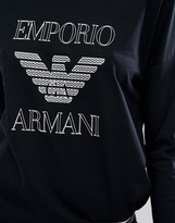 Thumbnail for your product : Emporio Armani Visibility Logo Maxi Pajama Top