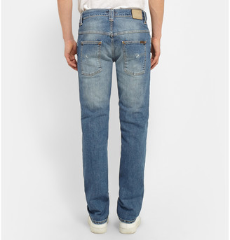 Nudie Jeans Thin Finn Slim-Fit Organic Dry Denim Jeans