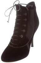 Thumbnail for your product : Tabitha Simmons Velvet Ankle Boots