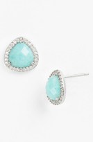 Thumbnail for your product : Nadri Amazonite & Sterling Silver Stud Earrings