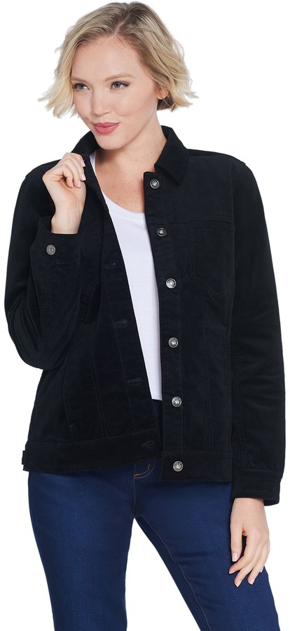 qvc denim and company jean jacket