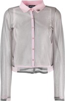 Lurex-Detail Long-Sleeved Shirt 