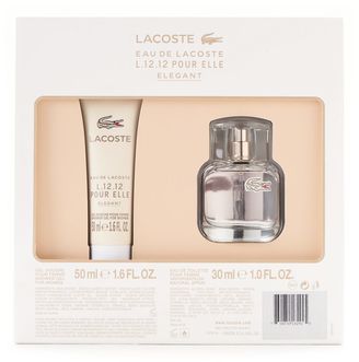 Lacoste Eau de L.12.12 Pour Elle Elegant Women's Perfume Gift Set