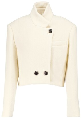 Isabel Marant Edna cropped wool jacket - ShopStyle
