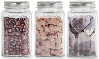 Sabichi Large Screw Top Storage Jars Set Of 3