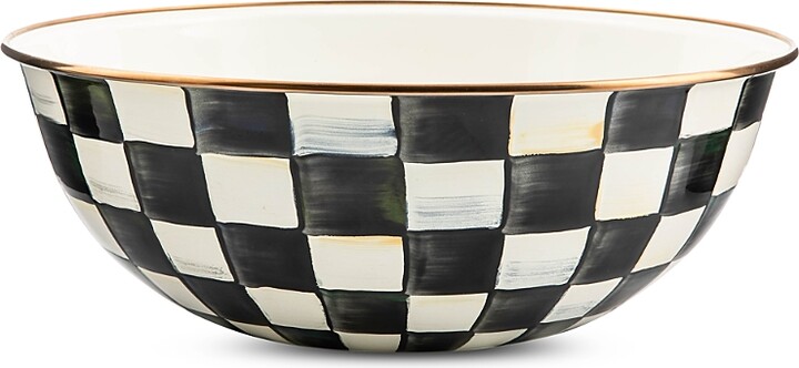 Mackenzie Childs Mackenzie-Childs Courtly Check Extra Large Everyday Bowl