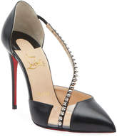 Thumbnail for your product : Christian Louboutin Spike Cross Red Sole Pumps