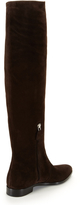 Thumbnail for your product : Prada Suede Pointed-Toe Knee-High Boot