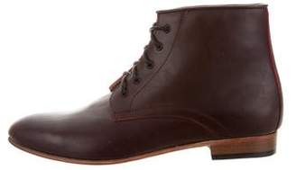 Dieppa Restrepo Leather Round-Toe Boots w/ Tags