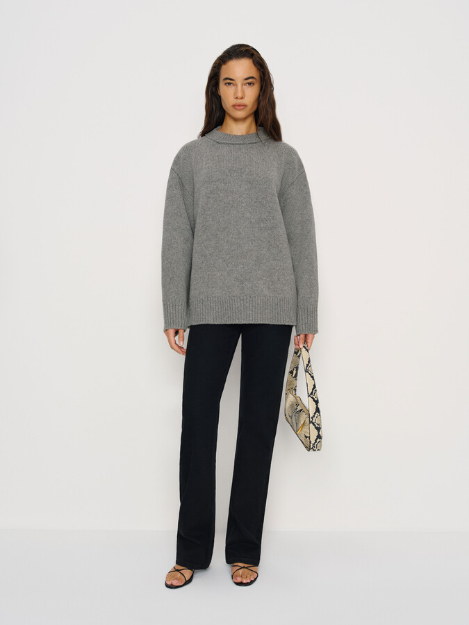 Reformation Jo Regenerative Wool Oversized Crew