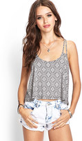 Thumbnail for your product : Forever 21 Geo Print Strappy Cami