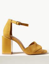 Thumbnail for your product : Marks and Spencer Wide Fit Statement Heel Ankle Strap Sandals