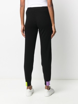 Chinti and Parker Contrasting Panel Knitted Track Pants