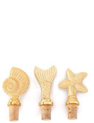 Shiraleah Gold Sealife Bottle Stoppers