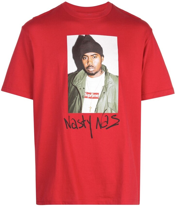 Supreme Nasty Nas photo-print T-shirt - ShopStyle