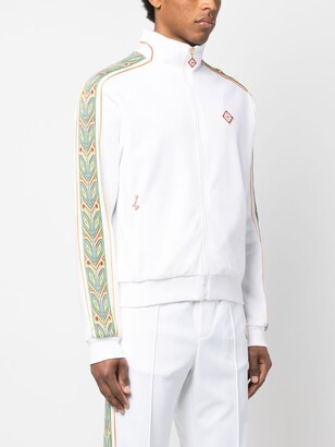 【希少】CASABLANCA PAR AVION TRACK JACKET Casablanca Men's Par Avion Track Jacket in White Casablanca