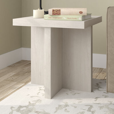 Wade Logan Elna Pedestal End Table