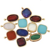 Thumbnail for your product : Marla Aaron Single Cushion Lozenge with Amethyst and Turquoise - Yellow Gold