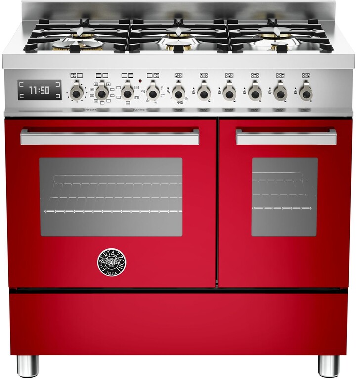 Bertazzoni Professional Series 90cm Dual Fuel Twin Range Cooker