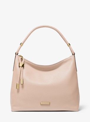 lexington medium pebbled leather shoulder bag