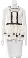 Thumbnail for your product : Suno Embroidered Sleeveless Top w/ Tags