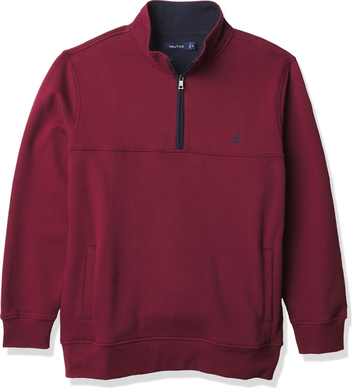 nautica half zip sweater