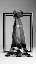 Thumbnail for your product : Burberry Exploded Check Cashmere Scarf