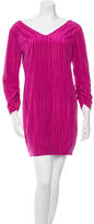 Thumbnail for your product : Loeffler Randall Silk Three-Quarter Sleeve Dress